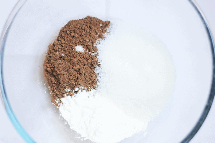 step by step shots showing how to make chocolate pudding