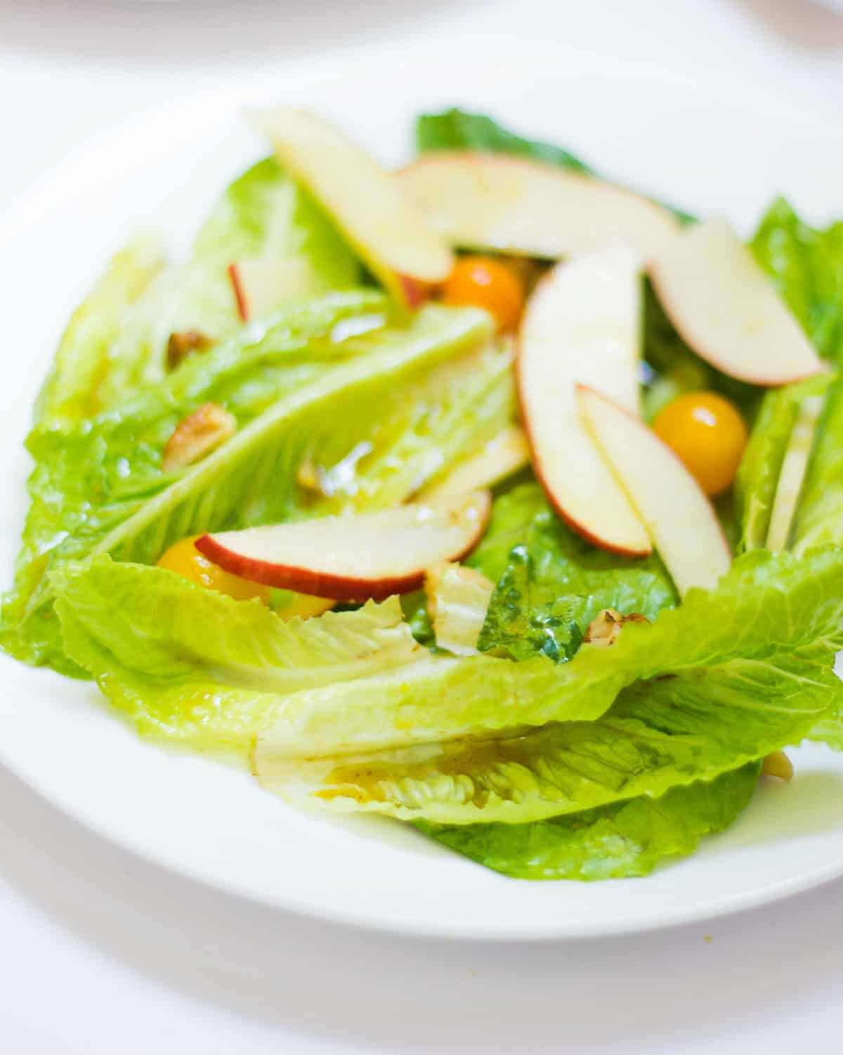Close up of the Apple Walnut Summer Salad