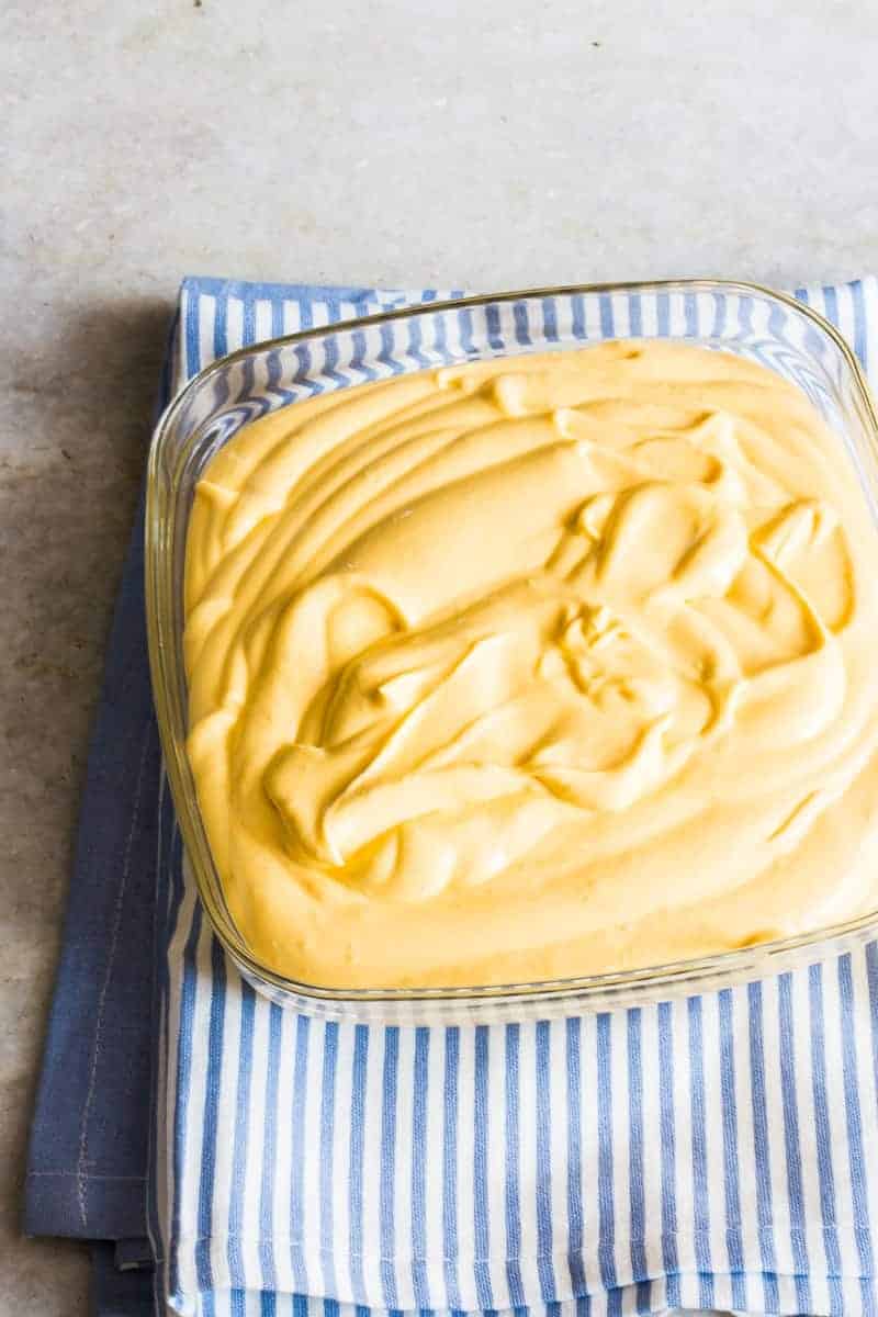 Homemade Mango Cheesecake Ice Cream This homemade mango cheesecake ice cream is the best ice cream I've made at home so far. It's perfectly creamy, slightly tangy and so so smooth. You don't need an ice cream maker for this, it's no churn and the cheesecake flavour is spot on!