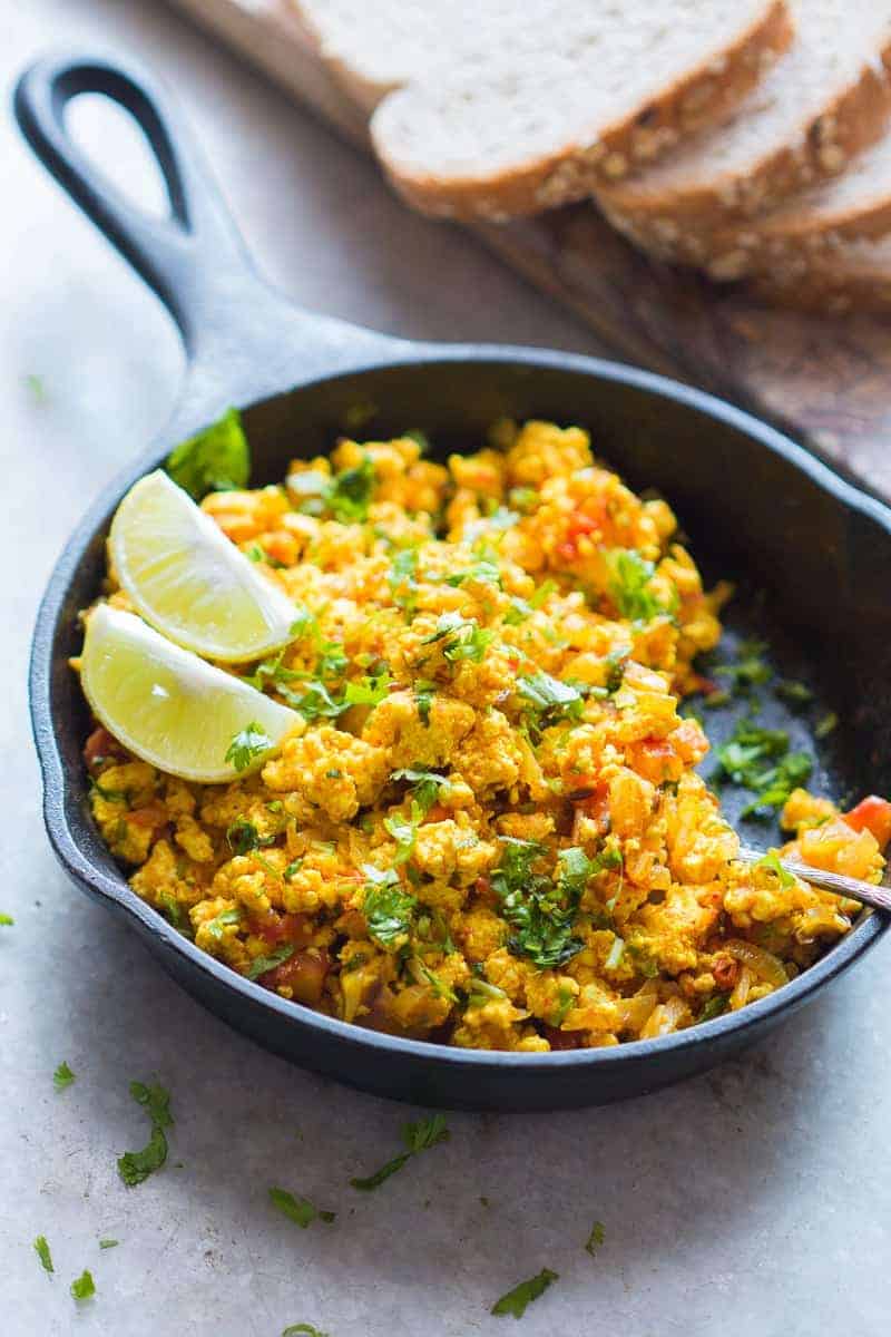 Easy Breakfast Paneer Bhurji