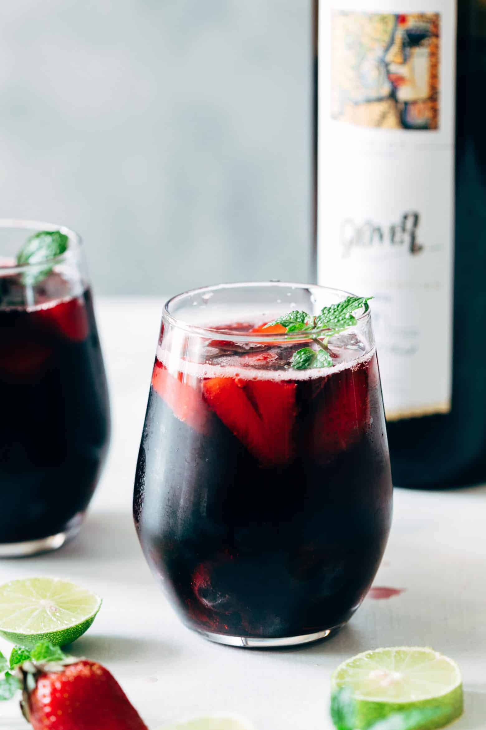 Summer Berry Red Wine Spritzer