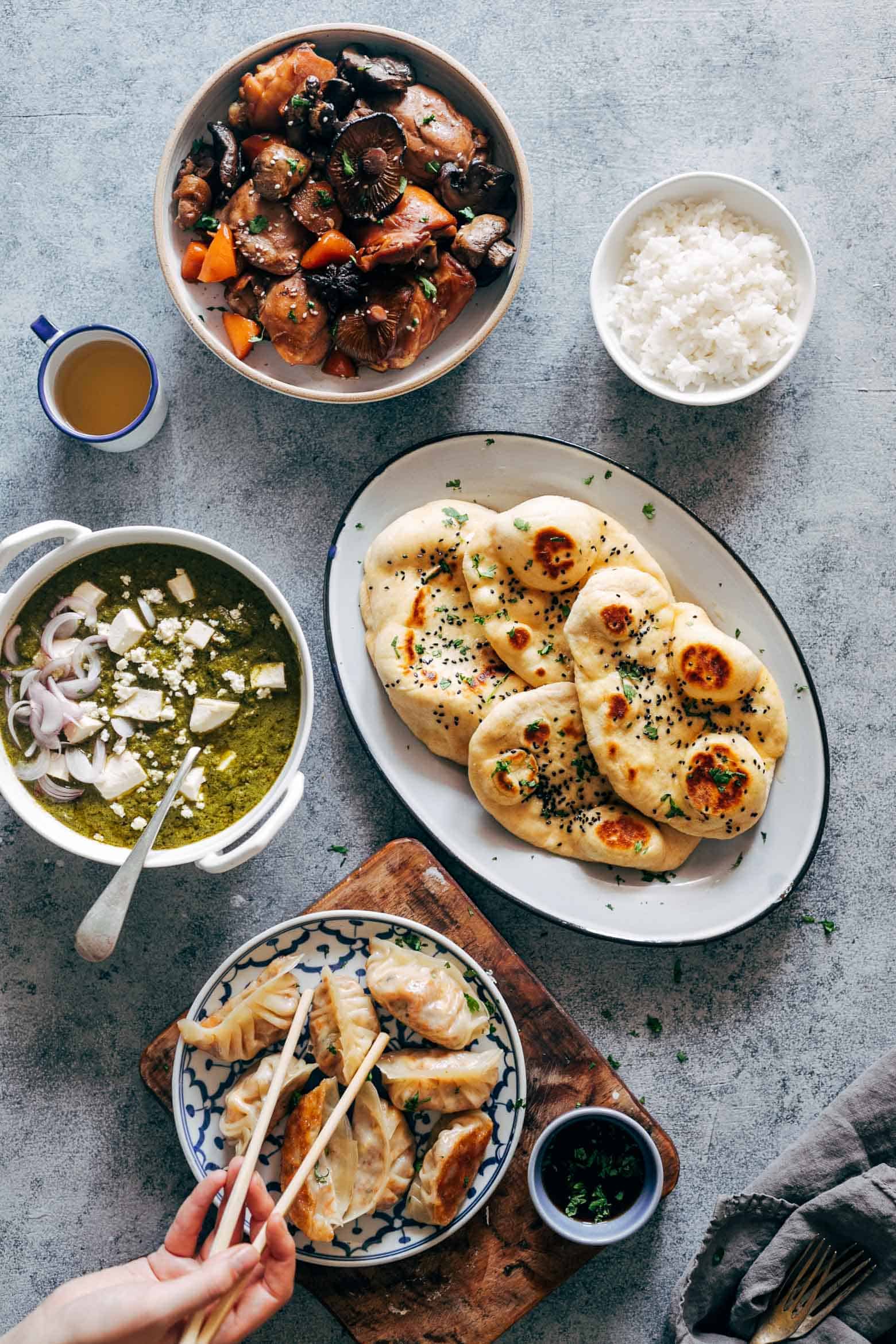 These vegetarian gyoza potstickers are stuffed with a delicious mixture of carrot, shiitake mushrooms and paneer and are insanely ease to make! Don't be intimidated because I have step by step instructions for you to make them at home.
