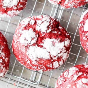 The cakey cookies fresh out of the oven.