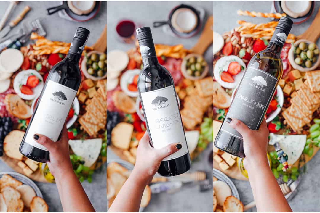 Step #7 in creating the ultimate wine and cheese board on a budget is to pick your favourite wines to go with the cheeses. Choose a combination of red, white and dessert wines to give your guests options to choose from