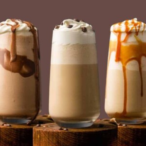 Picture of 3 cold coffees together
