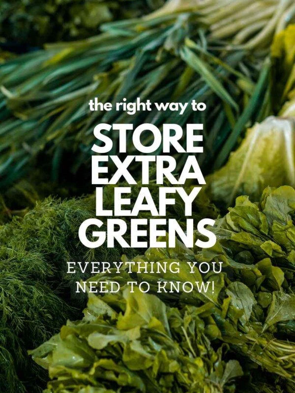 different types of leafy greens with text overlay