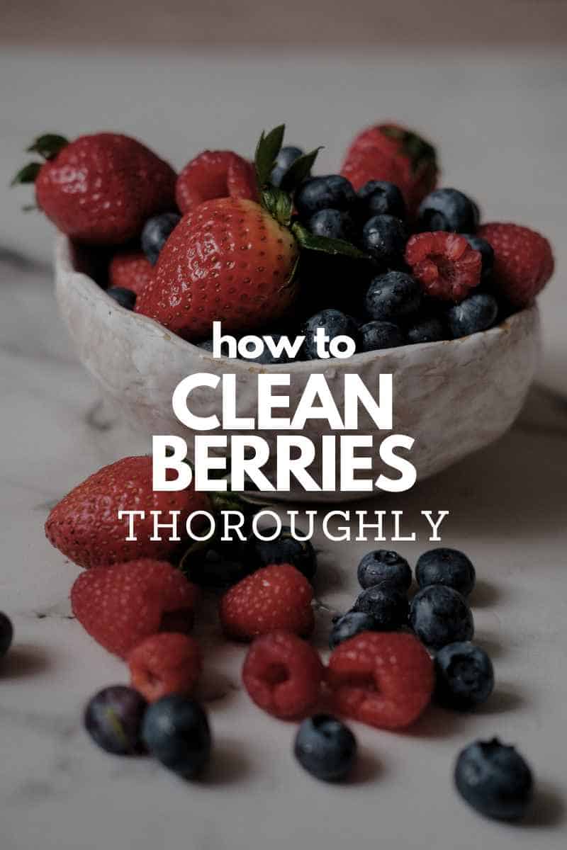 A picture of berries in a white bowl with text overlay